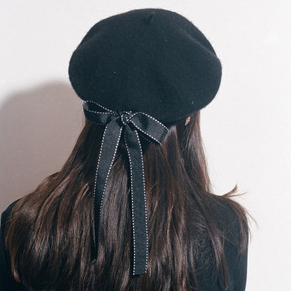 Ladies autumn and winter bud painter hat