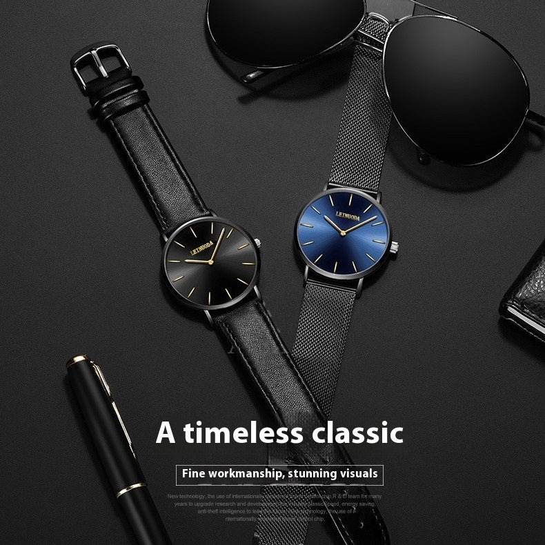 Quartz Watch Simple Men&