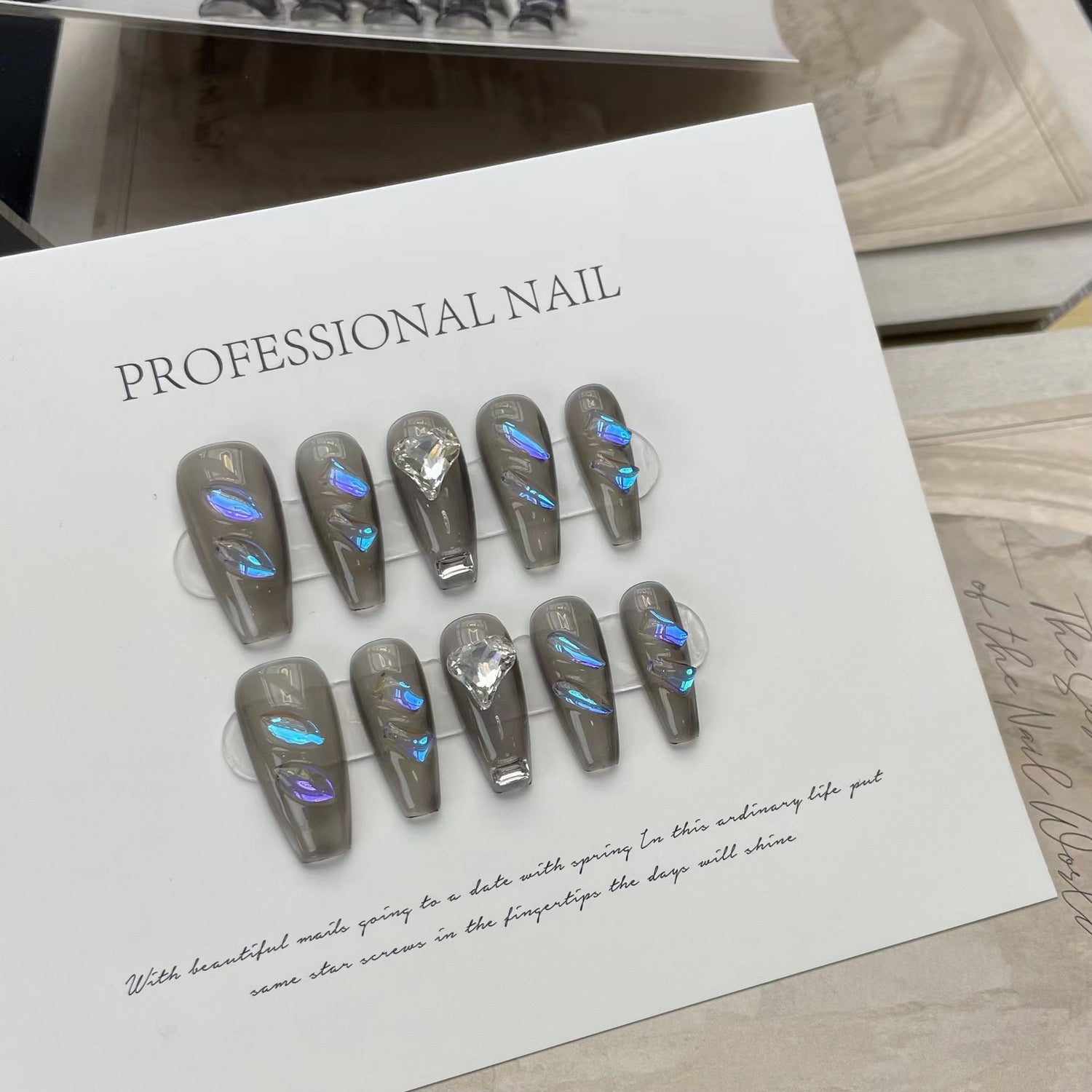 Hand-worn Armor Nail Sticker Nail Patch Warm Genie Series Ornament