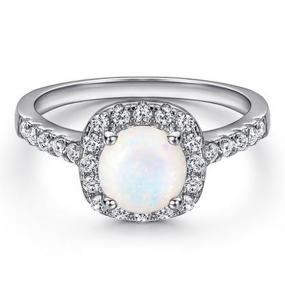 925 Sterling Silver Ring Zircon