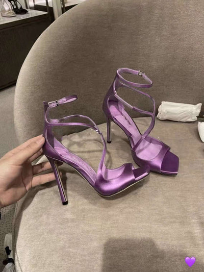 Personalized Satin High Heels For Women