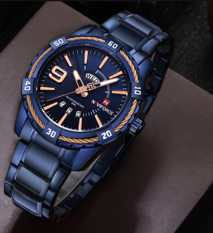 Waterproof quartz watch men&