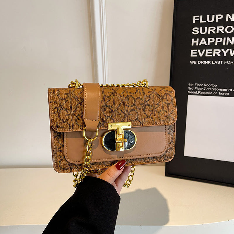 Spring New All-Match Style Shoulder Crossbody Bag Square