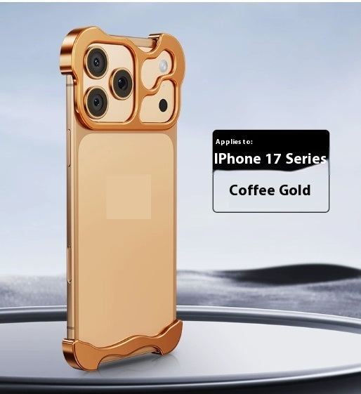 Special-shaped Metal Corner Pad Phone Case