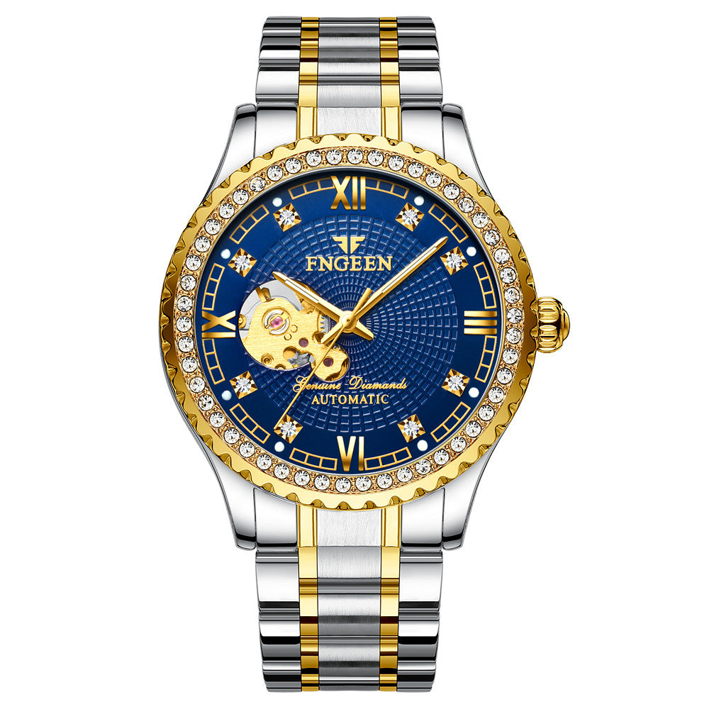 Mechanical Watch Automatic Waterproof Diamond Men&