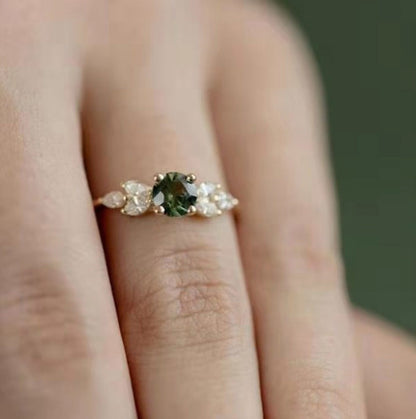 Emerald Diamond Ring