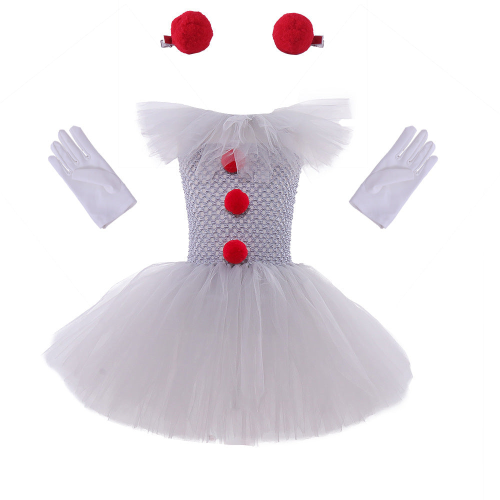 Mesh Princess Dress Set Children&