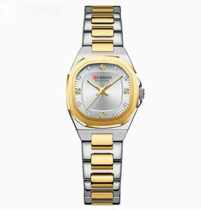 Business-Casual Womens Rhinestone Watch