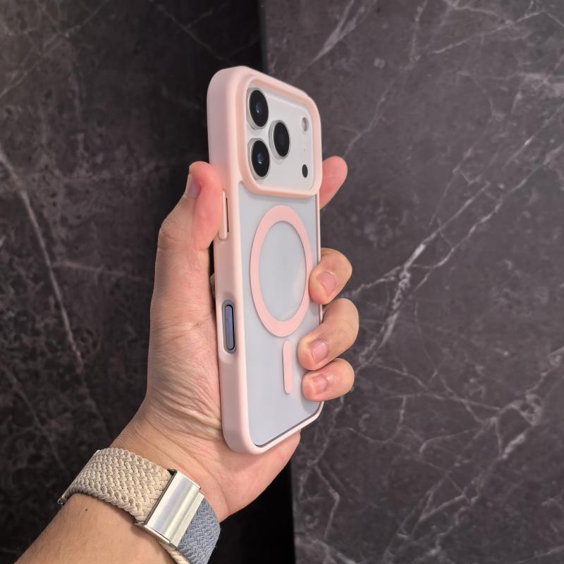 Non-yellow Phone Case Transparent Magnetic Ultra-thin Drop-resistant Protective Cover