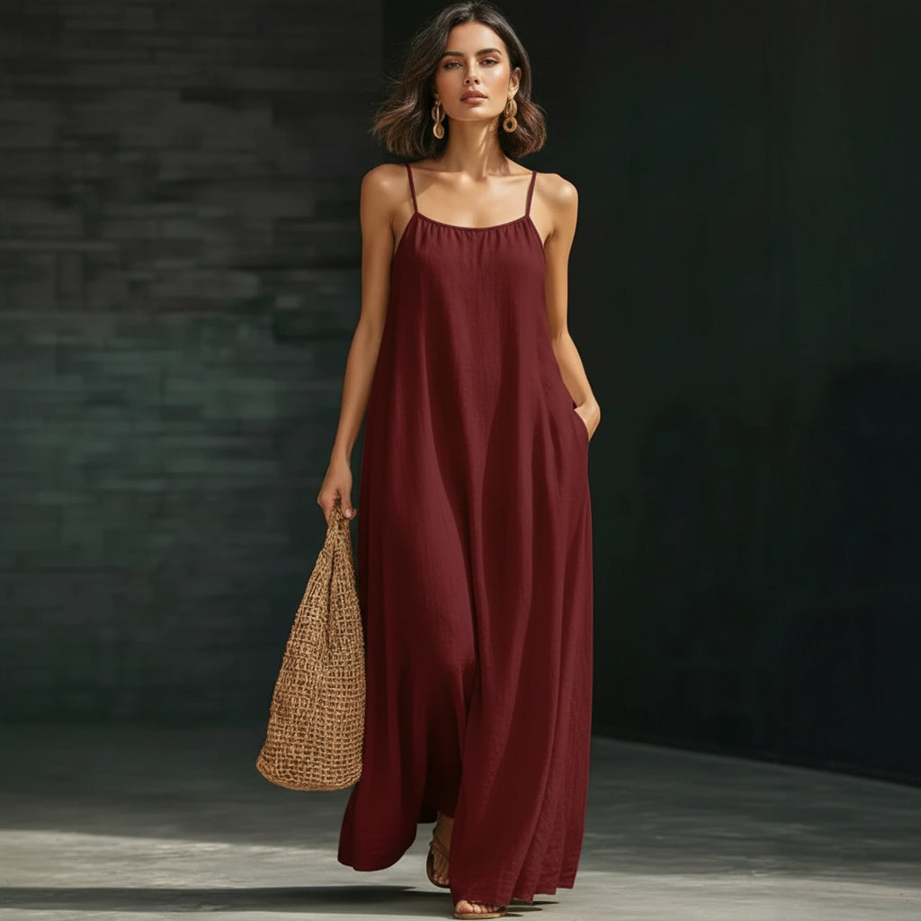 Casual Strap Maxi Resort-style Dress