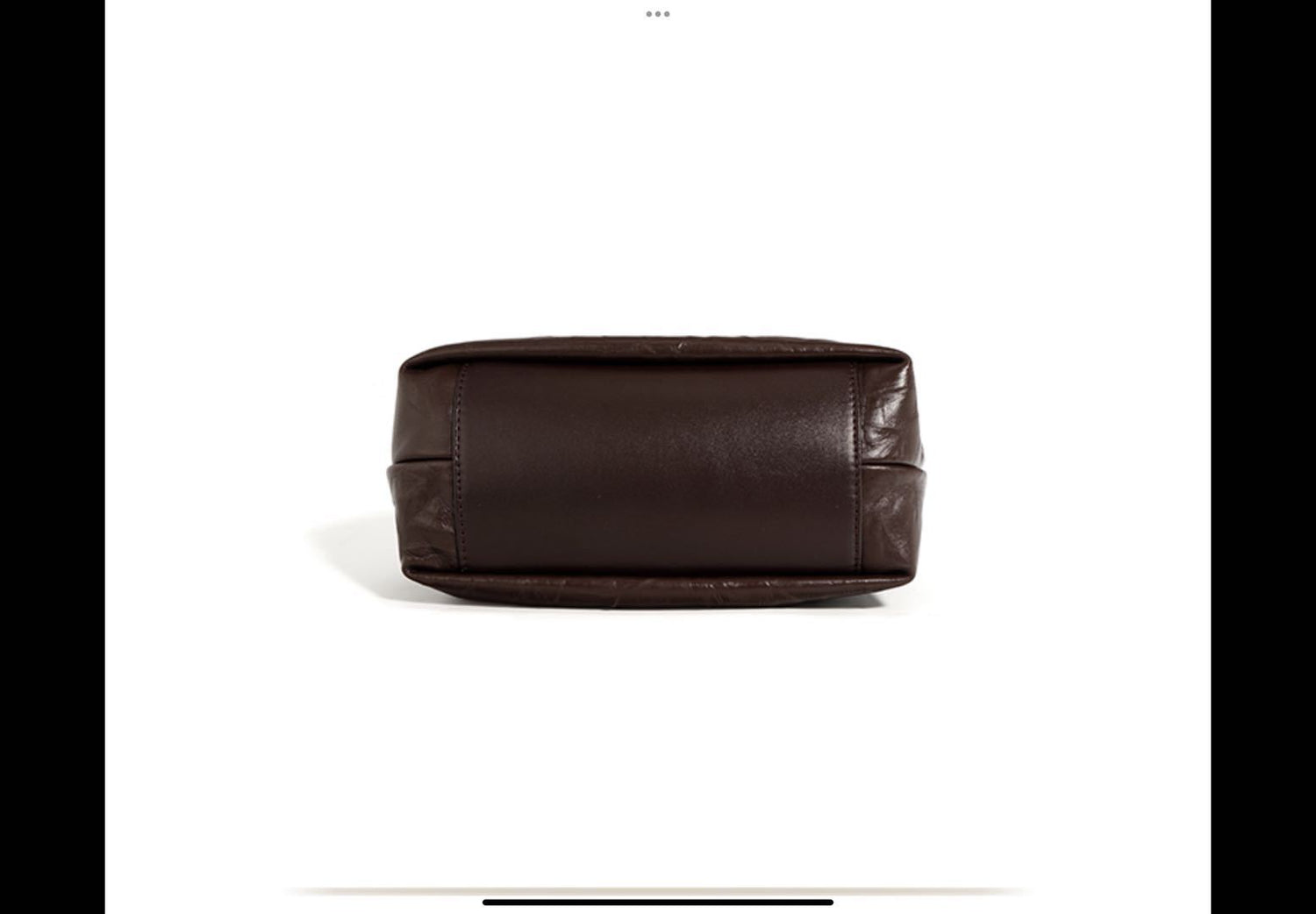 Leather Folds Cloud Bag Retro High-grade Temperament Lock