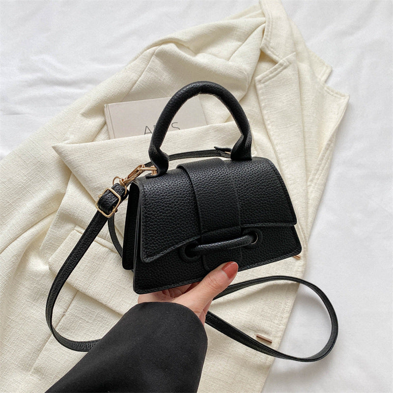 Commuter Western Style Solid Color Shoulder Messenger Bag
