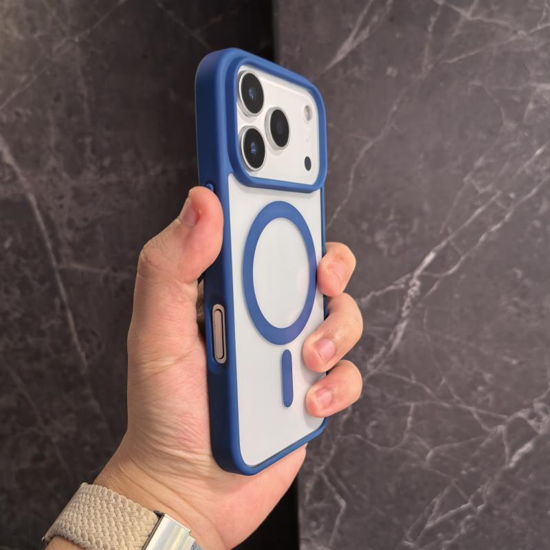 Non-yellow Phone Case Transparent Magnetic Ultra-thin Drop-resistant Protective Cover