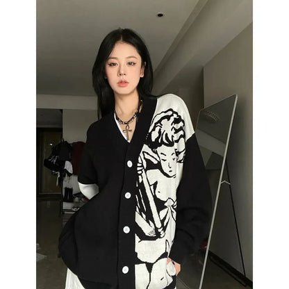 Japanese Woman With Retro Soft Waxy Coat