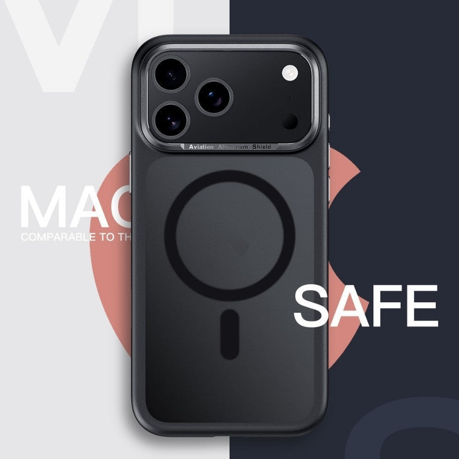 Frosted Magnetic Button Anti-fall Shell Mobile Phone Protective Case
