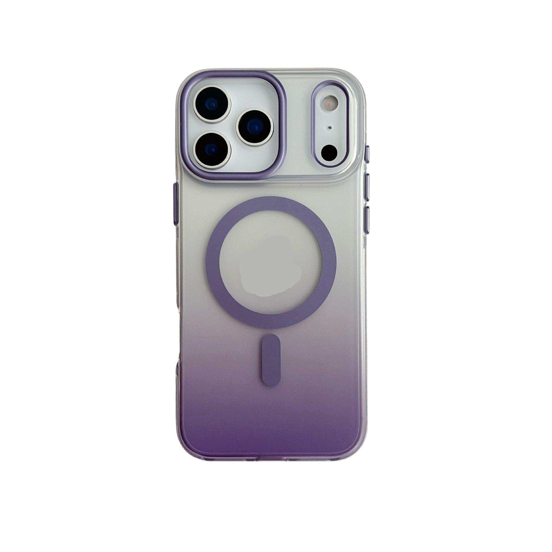 Laser Gradient Magnetic Aurora Applicable 17ProMax Frosted Mobile Phone Protective Case