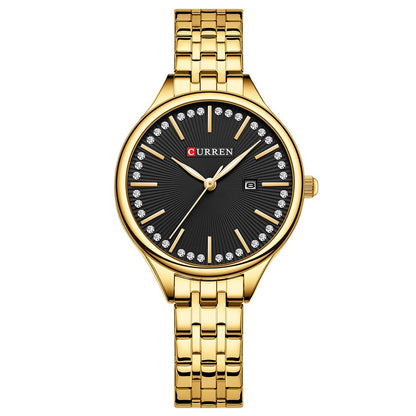 Womens Waterproof Simple Bar-Clasp Watch
