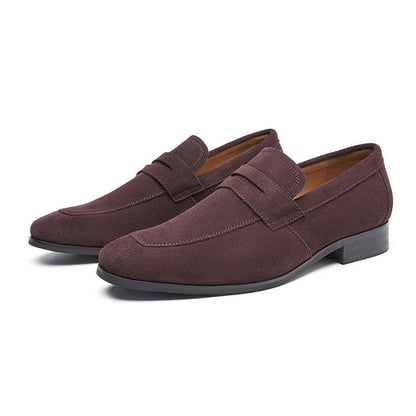 Summer Slip-on New Japanese Style Simple Suede Shoes