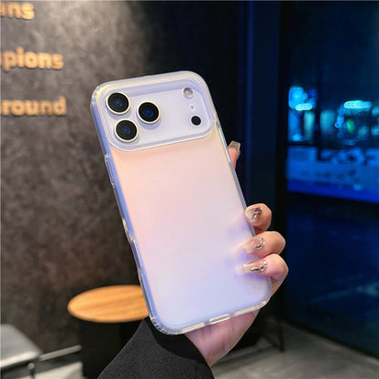 Simple Laser Gradient Frosted Phone Case