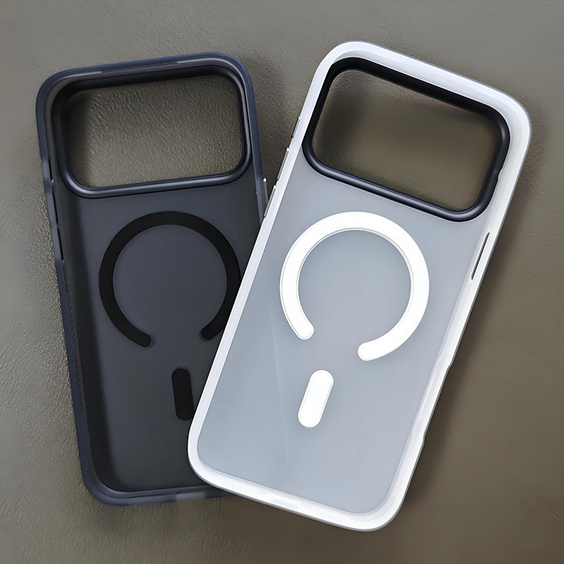 Applicable To 17promax Phone Case New Magnetic Simple Skin Sense Drop-resistant Protective Cover