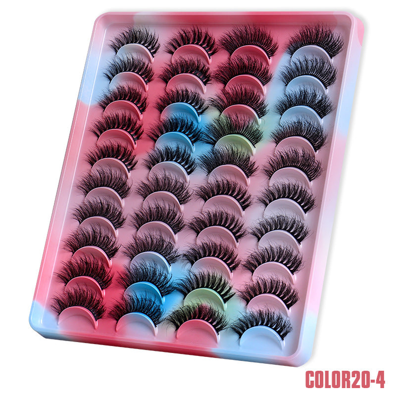 Multi-layer Three-dimensional Artificial Mink Hair Eyelashes Handmade