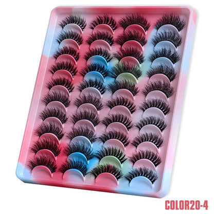 Multi-layer Three-dimensional Artificial Mink Hair Eyelashes Handmade