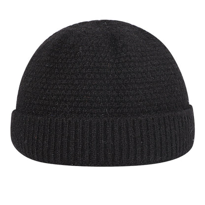 Outdoor Autumn And Winter Warm Hemming Knitted Woolen Cap