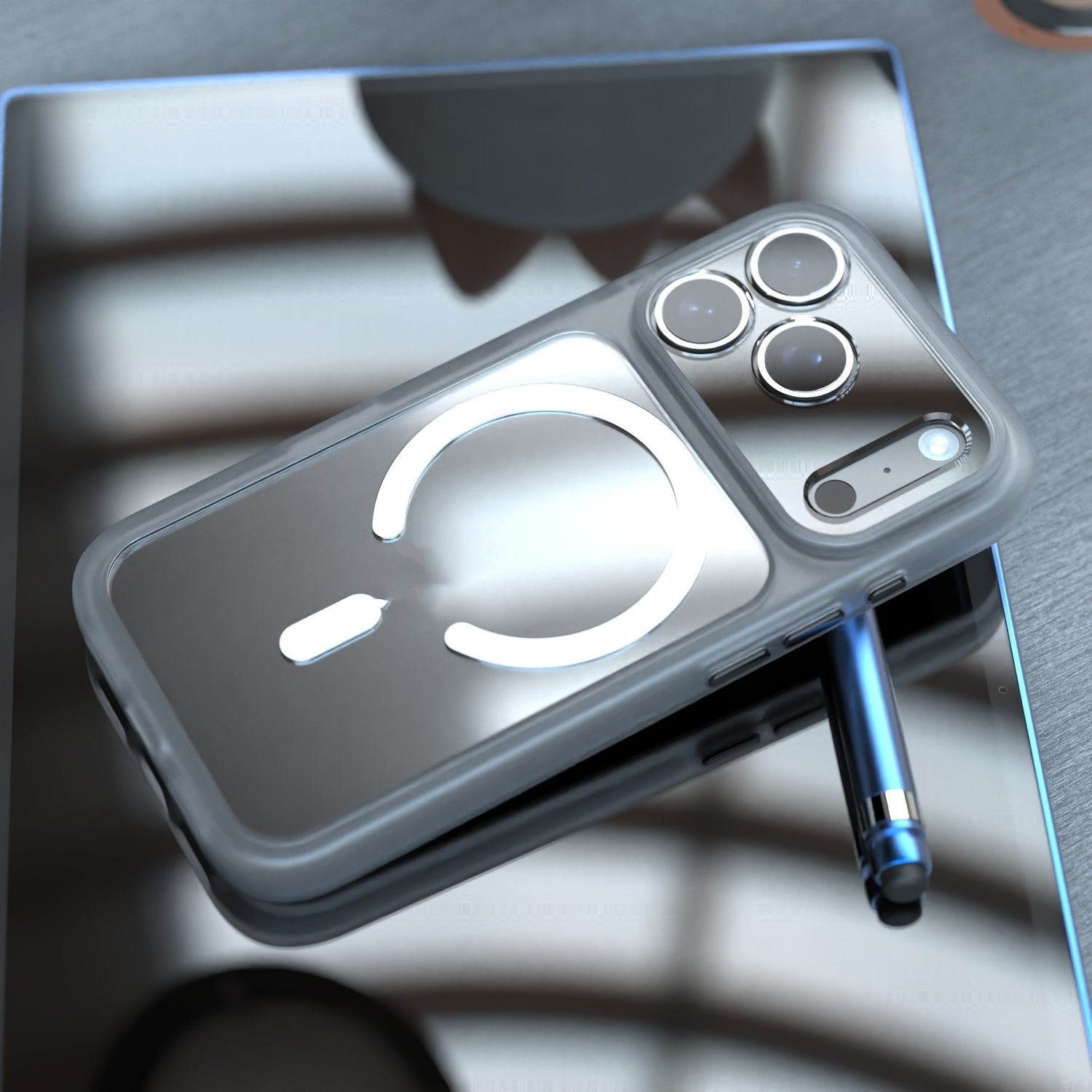 Applicable To 17Promax Two-in-one Magnetic Phone Case