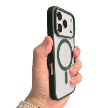 Non-yellow Phone Case Transparent Magnetic Ultra-thin Drop-resistant Protective Cover