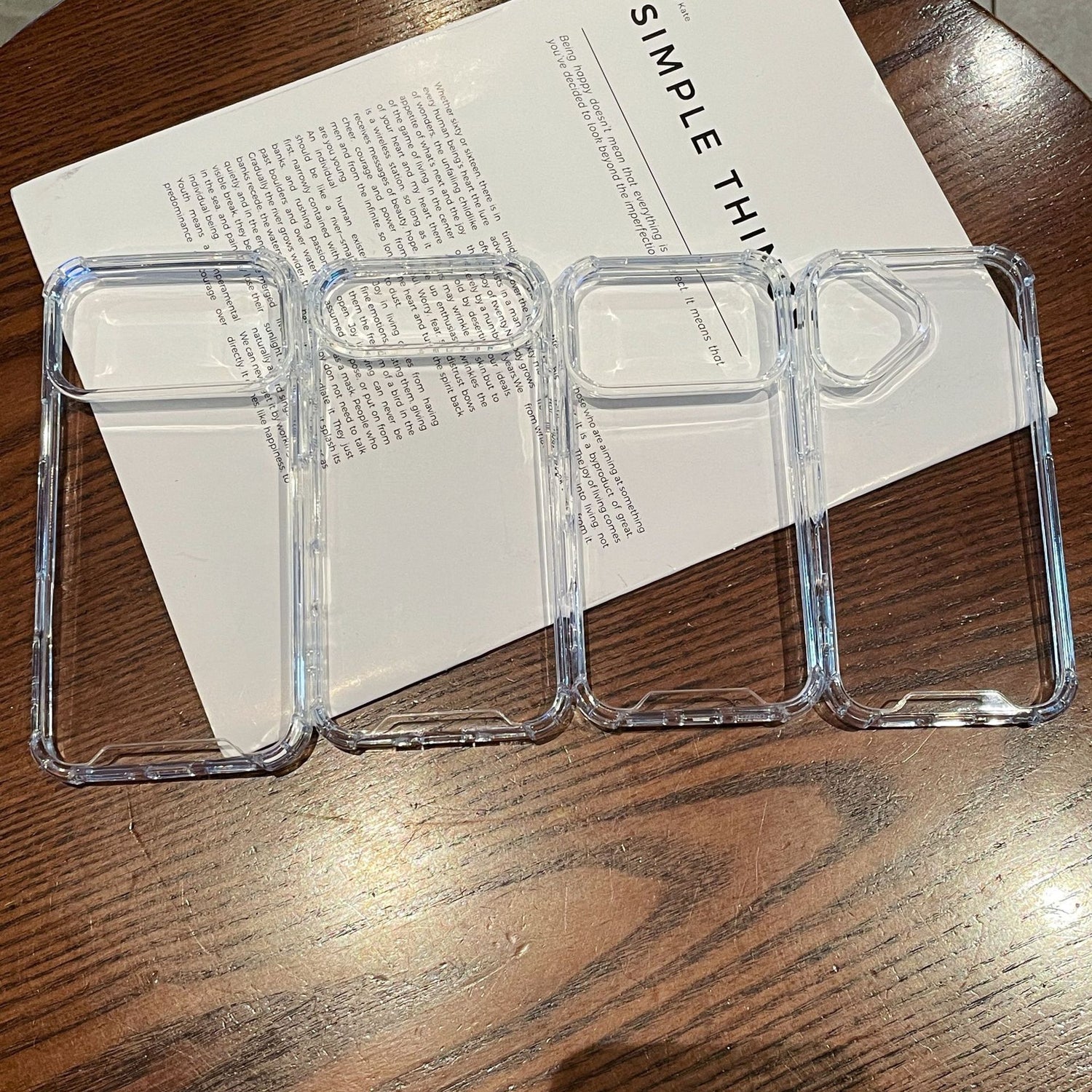 Transparent Airbag Drop-resistant Acrylic Simple Protective Cover