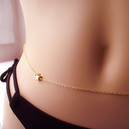 Star Jewelry Ocean Beach Five-pointed Star Waist Chain