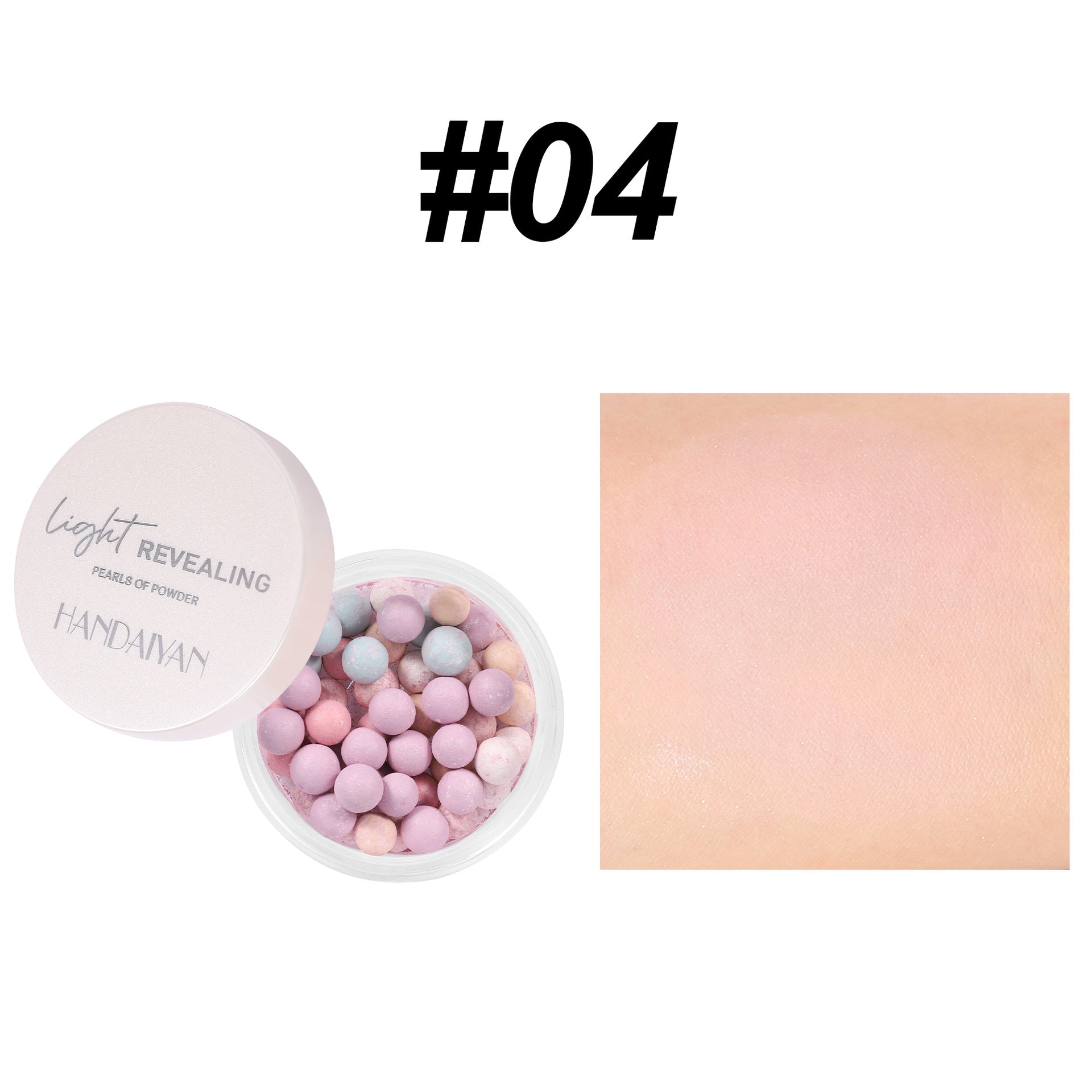 Loose Powder Ball Oil Control Lasting Five-Color Makeup