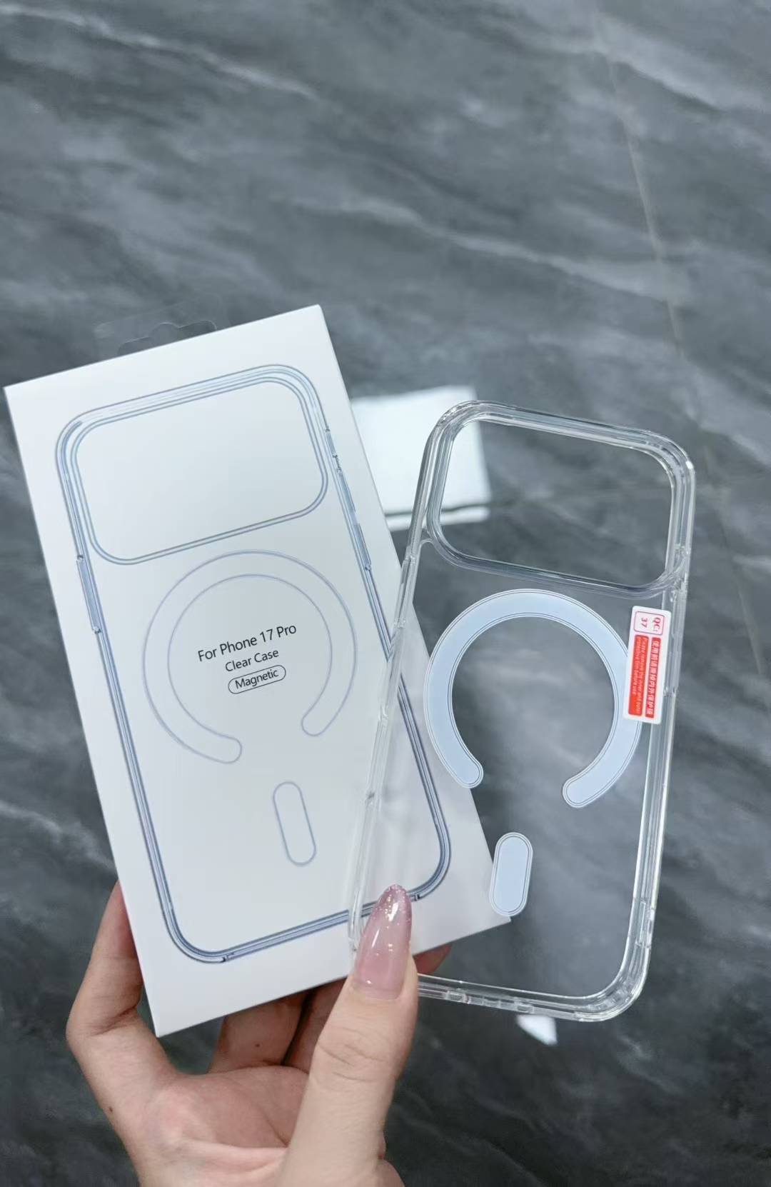 Transparent Acrylic C- Ring Opening Protective Sleeve
