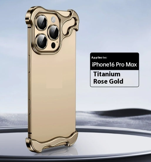 Special-shaped Metal Corner Pad Phone Case