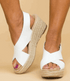 Toe Magic Tape Cross Sandals