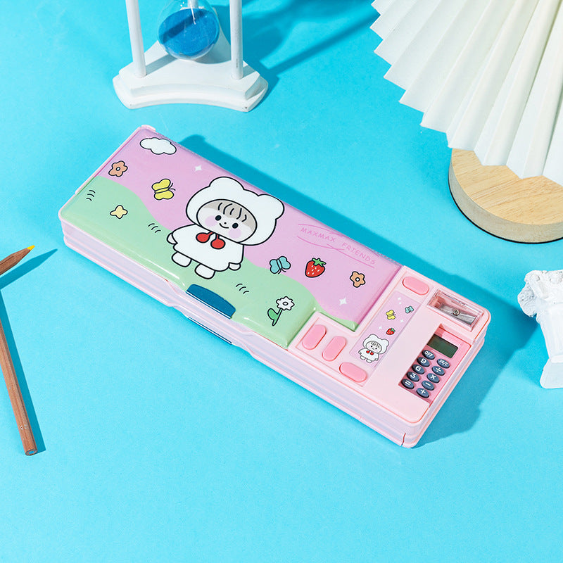 Multifunctional Large Capacity Plastic Pencil-box