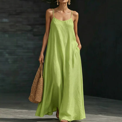 Casual Strap Maxi Resort-style Dress