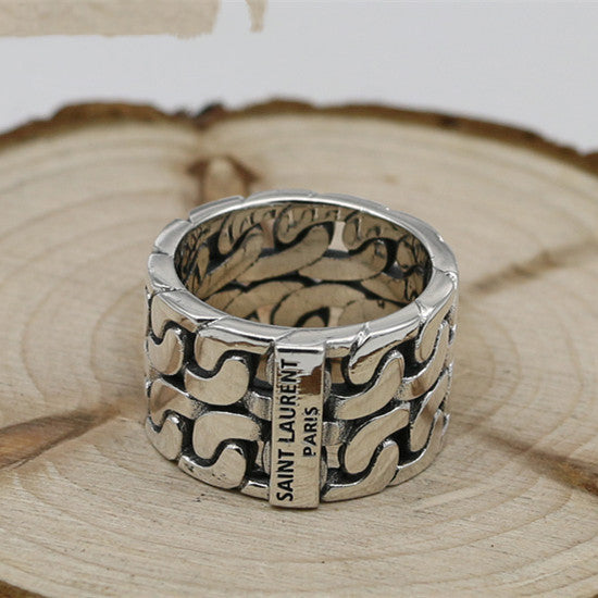 Silver Retro Ring