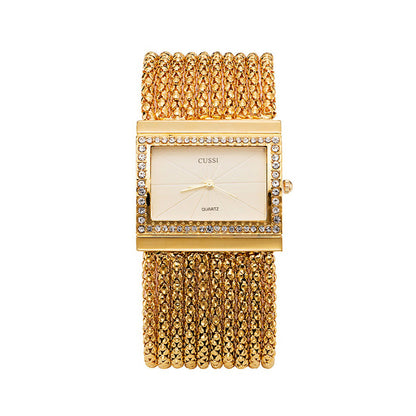 High Quality Square Large Dial Decorative Atmospheric Watch