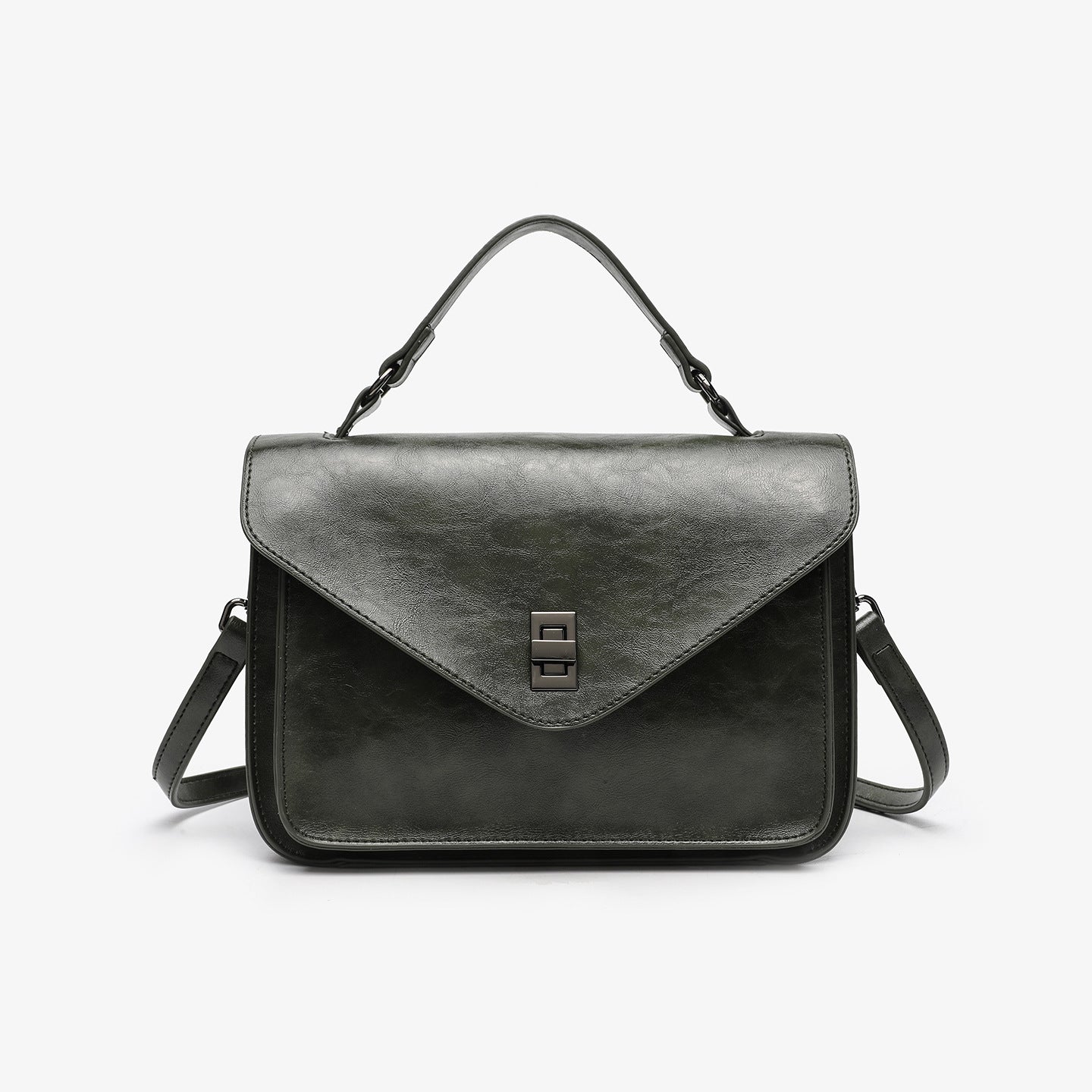 Oil-waxed Leather Vintage Elegant Womens