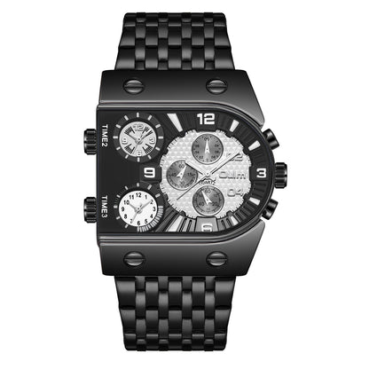 Multi-time Zone Large Dial Luminous Watch