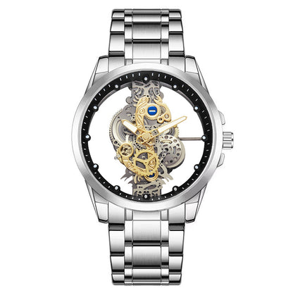 Double-sided Transparent Cutout Automatic Mechanical Watch