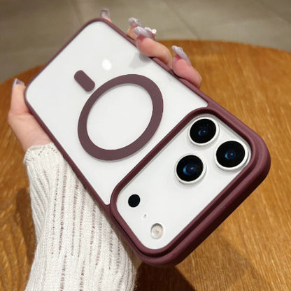 Magnetic Acrylic Transparent Large Hole Silicone Drop-resistant Phone Case