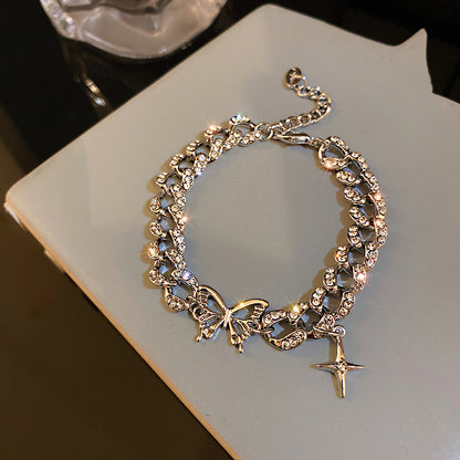 Butterfly Cross Bracelet Bracelet Net Red Temperament Design Bracelet