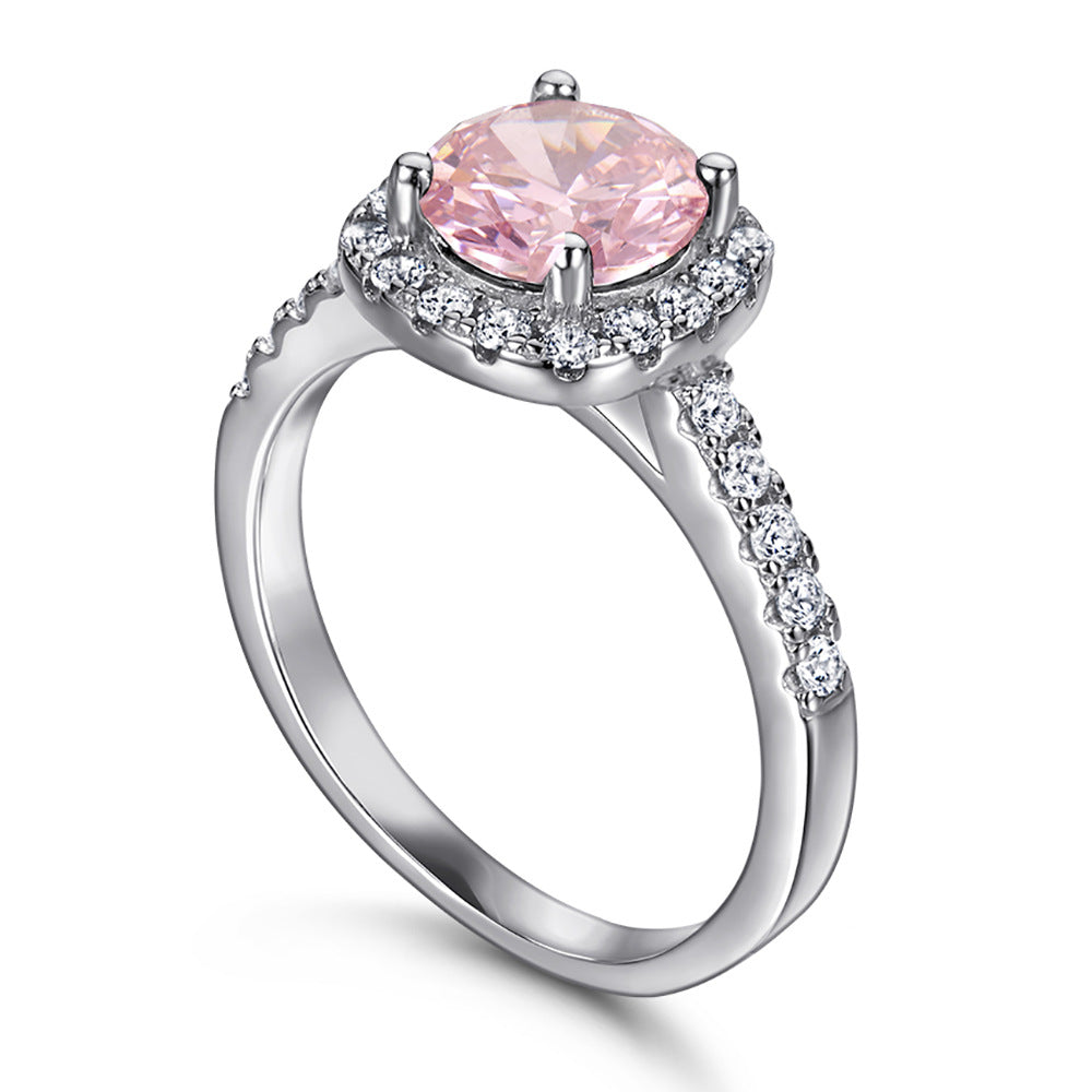 925 Sterling Silver Ring Zircon