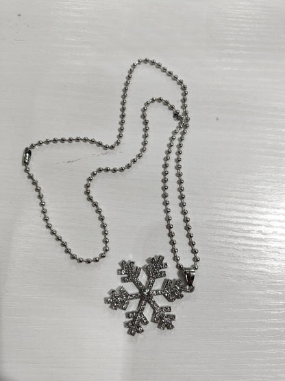 Magic Snowflake Necklace Christmas Gift Present Necklace
