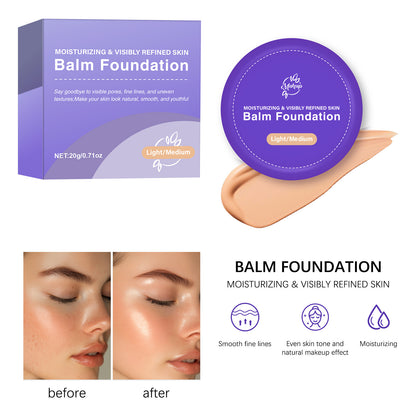 Concealer Foundation Cream Lightweight Moisturizing Nude Makeup Lasting