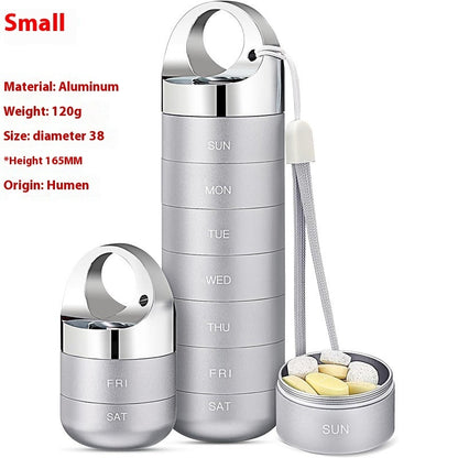 Metal Medicine Box Sealed Waterproof Outdoor First Aid Aluminum Alloy