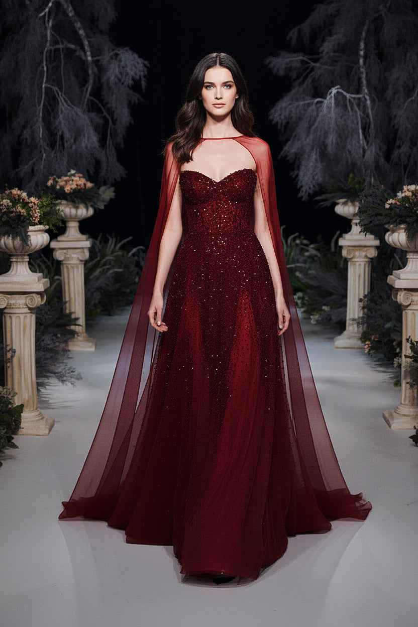 Luxury Heavy Industry Bridal Toast Dress