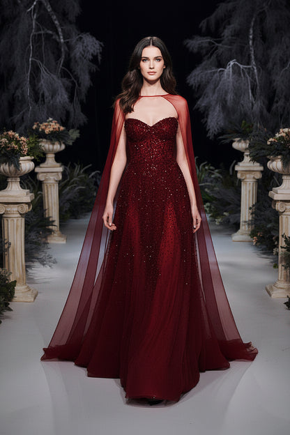 Luxury Heavy Industry Bridal Toast Dress
